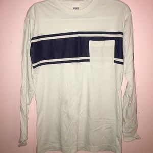 VS Pink Long Sleeve Graphic Tee